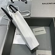 BALENCIAGA SHOPPING PHONE HOLDER IN WHITE 5938260 12 x 4.5 x 18 cm - 4