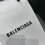 BALENCIAGA SHOPPING PHONE HOLDER IN WHITE 5938260 12 x 4.5 x 18 cm - 2