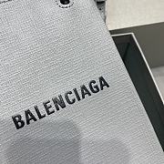 BALENCIAGA SHOPPING PHONE HOLDER IN GREY 5938260 12 x 4.5 x 18 cm  - 6