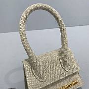 JACQUEMUS LE CHIQUITO Mini Canvas Micro Bag 213BA01 12 x 8 x 5 cm - 3