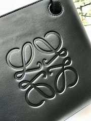 LOEWE Anagram Tote In Classic Calfskin Black A657T23X02 30cm  - 3