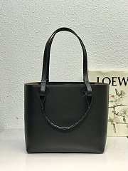 LOEWE Anagram Tote In Classic Calfskin Black A657T23X02 30cm  - 6