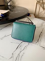 LOUIS VUITTON ZIPPY COIN PURSE EPI LEATHER Green M68759 11 x 8.5 x 2 cm  - 3