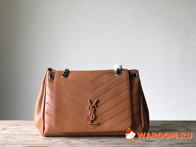 YSL NOLITA MEDIUM BAG IN VINTAGE LEATHER Brown 58929903 31 x 21 x 16.5 cm - 1