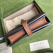 GUCCI Jackie 1961 Card Case Wallet Blue and Ivory ‎645536 11 × 8.5 x 3 cm  - 5