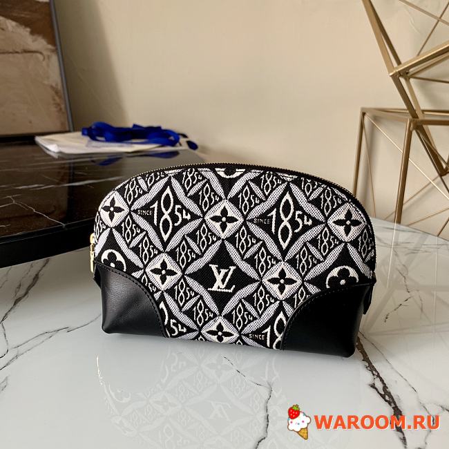 LOUIS VUITTON SINCE 1854 POCHETTE COSMETIQUE Grey M80076 19 x 12 x 6 cm - 1