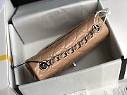 CHANEL CF Mini Patent Calfskin & Silver Metal Beige Bag 20cm - 2