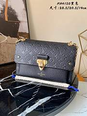 LOUIS VUITTON VAVIN MM MONOGRAM EMPREINTE LEATHER Black M44150 28.5 x 14 x 20.5 cm - 1