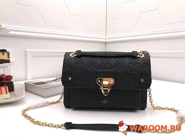 LOUIS VUITTON VAVIN PM MONOGRAM EMPREINTE LEATHER Black M44151 26 x 20 x 8 cm - 1