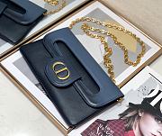 DIOR Medium Double Bag Blue 28 x 16.5 x 3 cm  - 3