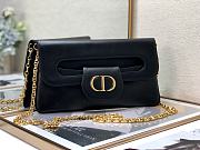 DIOR Medium Double Bag Black 28 x 16.5 x 3 cm  - 1