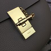 CHLOE MINI DREW Shoulder Bag Motty Grey 19 x 7 x 16 cm - 5
