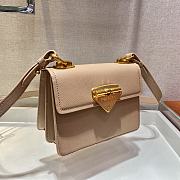 PRADA Saffiano Leather Symbole Bag Cameo Beige 1BD270 20 x 14 x 7 cm - 6