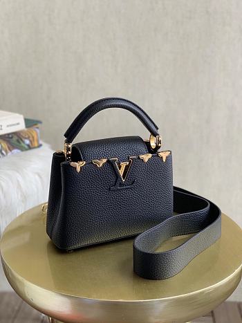 LOUIS VUITTON CAPUCINES MINI Black M56669 21 x 14 x 8 cm