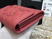 CHANEL WALLET CC Grain Leather Rose Pink 84447 15 cm - 3