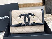 CHANEL WALLET CC Grain Leather Creme 84447 15 cm - 4