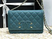 CHANEL CC Filigree WOC Grain Leather Midnight A84451 19.5 × 3.5 × 12 cm - 3