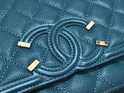 CHANEL CC Filigree WOC Grain Leather Midnight A84451 19.5 × 3.5 × 12 cm - 5