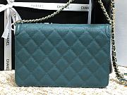 CHANEL CC Filigree WOC Grain Leather Midnight A84451 19.5 × 3.5 × 12 cm - 6