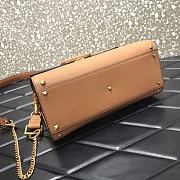 VALENTINO SMALL VSLING GRAINY CALFSKIN HANDBAG Beige ZW2B0F 25.5 x 12 x 19 cm - 4
