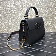 VALENTINO SMALL VSLING GRAINY CALFSKIN HANDBAG Black ZW2B0F 25.5 x 12 x 19 cm - 3