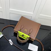 GUCCI SMALL DIANA Tote Bag Brown Leather 660195 27 x 24 x 11 cm - 4