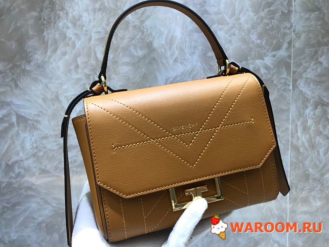 GIVENCHY SMALL EDEN BAG Brown 19 × 14 × 5.5 cm - 1