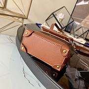 LOUIS VUITTON MINI STEAMER POUCH Monogram Eclipse Canvas Brown M00340 9.5 cm - 2