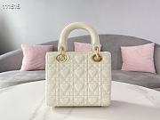 DIOR MY ABC LADY Bag White 20cm - 5