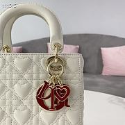 DIOR MY ABC LADY Bag White 20cm - 6