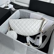 CHANEL Aged Calfskin Waist Bag & Coin Purses White AS1077 34 x 15 x 6 cm - 6