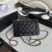 CHANEL Chanel 19 Wallet Oon Chain V2 Black AP1794 19cm - 5
