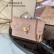 LOUIS VUITTON VAVIN CHAIN WALLET Monogram Empreinte Leather Beige M67839 19 x 12.5 x 4 cm - 1