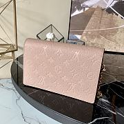 LOUIS VUITTON VAVIN CHAIN WALLET Monogram Empreinte Leather Beige M67839 19 x 12.5 x 4 cm - 4