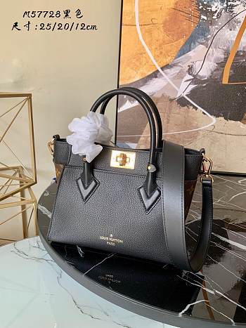 LOUIS VUITTON ON MY SIDE PM Monogram Canvas Black M57728 25 x 20 x 12cm 