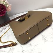 VALENTINO GARAVANI VSLING SHOULDER Bag Dark Beige WB0F17HFB 24 x 6 x 21 cm - 6