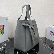 PRADA Leather Tote Clay Grey 1BG339 35 x 34 x 16 cm - 4