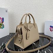 PRADA Saffiano Leather Kristen Handbag Cameo Beige 1BA297 26 x 20 x 3.5 cm - 2