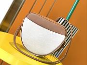 YSL LE MONOGRAMME CŒUR BAG IN CANVAS AND SMOOTH LEATHER Brown Gold 67526095 20 x 17 x 6 cm - 3