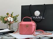 CHANEL SMALL Vanity Case Lambskin And Gold Metal Light Pink AS2630 15 x 10 x 11 cm - 2