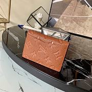LOUIS VUITTON LVXNBA POCKET ORGANIZER Grained Leather M80545 8 x 11 x 1 cm - 3