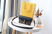 LOUIS VUITTON PADLOCK ON STRAP Monogram Canvas Black M80559 19 x 11 x 3 cm - 1