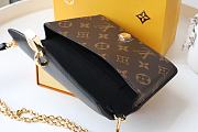 LOUIS VUITTON PADLOCK ON STRAP Monogram Canvas Black M80559 19 x 11 x 3 cm - 2
