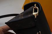 LOUIS VUITTON PADLOCK ON STRAP Monogram Canvas Black M80559 19 x 11 x 3 cm - 3