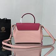 VERSACE MEDIUM LA MEDUSA HANDBAG Dark Pink DBFI039 25 x 15 x 22 cm  - 5