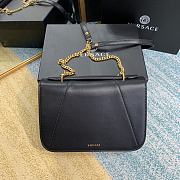 VERSACE VIRTUS Shoulder Bag Black DBFG985 24 x 9 x 16.5 cm - 2