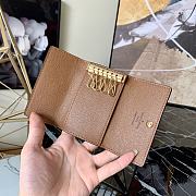 LOUIS VUITTON 6 KEY HOLDER Monogram Canvas Armagnac M62630 10 x 7 cm  - 5