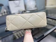 CHANEL LARGE 19 Handbag Lambskin Beige AS1161 30cm - 2