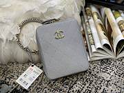CHANEL Vertical Camera Bag Grey AS1753 17.5 x 14 x 7 cm - 1