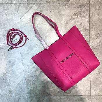 BALENCIAGA WOMEN'S EVERYDAY XS TOTE BAG In Pink 551810 24.5 x 12 x 28 cm 